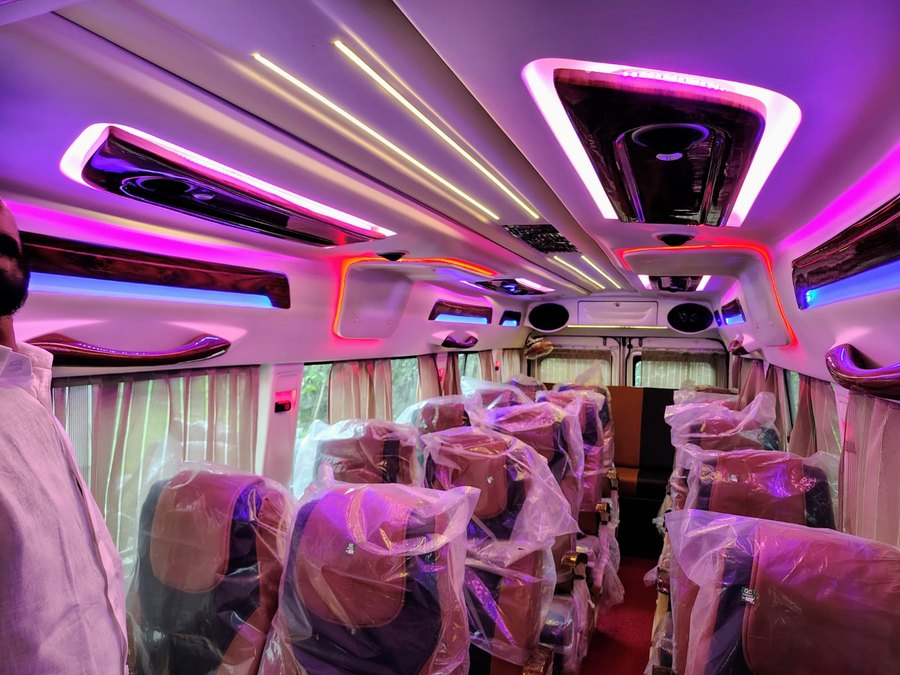 Ambient lighting in the newest coach
