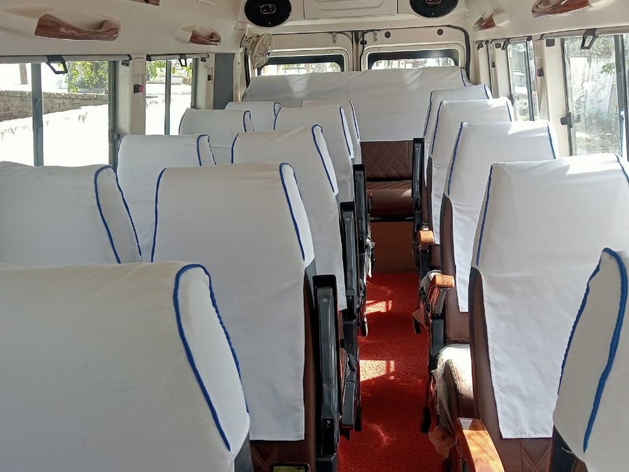 Cleaned seating before a trip